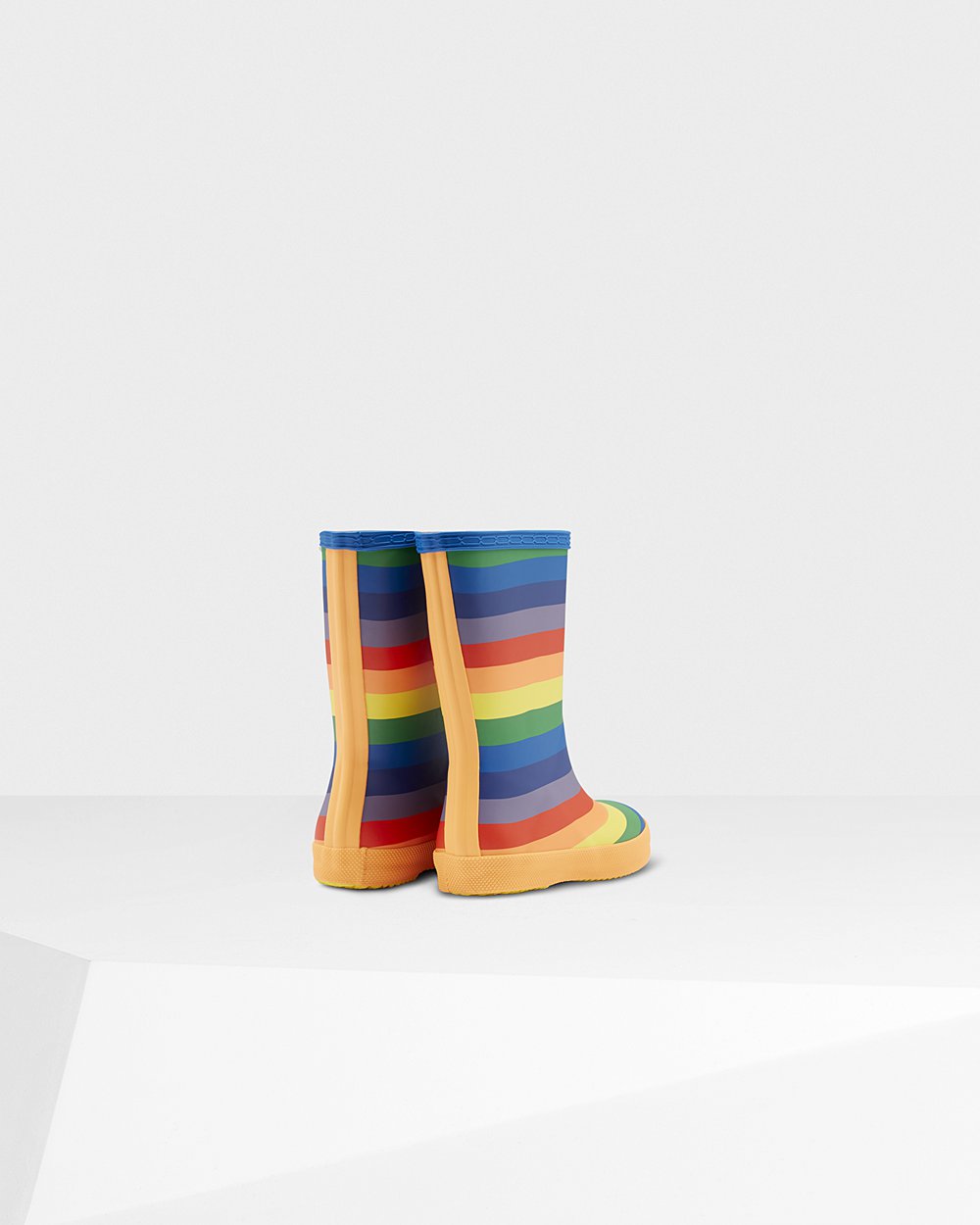 Kids Hunter Original First Classic Rainbow - Rain Boots Multicolor - 6308-GBSZH